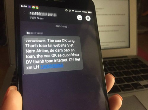 Nhiều khách hàng từng giao dịch với Viettnam Airlines bất ngờ được thông báo khoá dịch vụ thanh toán online với thẻ tín dụng