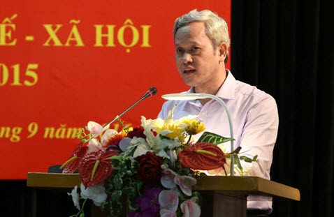Tổng Cục trưởng TCTK Nguyễn Bích Lâm phát biểu tại Hội nghị