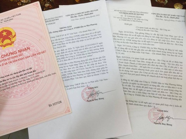 Trịnh Xuân Thanh có dấu hiệu tẩu tán tài sản từ sớm ảnh 1 Các giấy tờ chứng minh khối tài sản đứng tên Công ty TNHH Mai Phương do ông Trịnh Xuân Giới là Chủ tịch