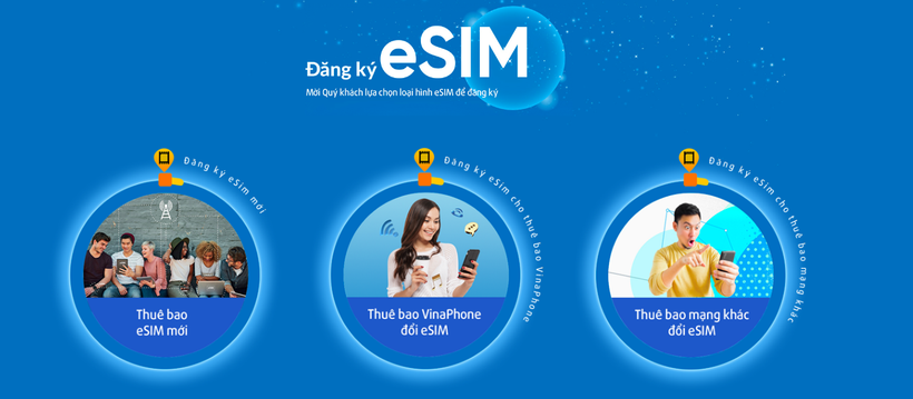 VinaPhone chính thức tiếp nhận đặt trước eSIM online.