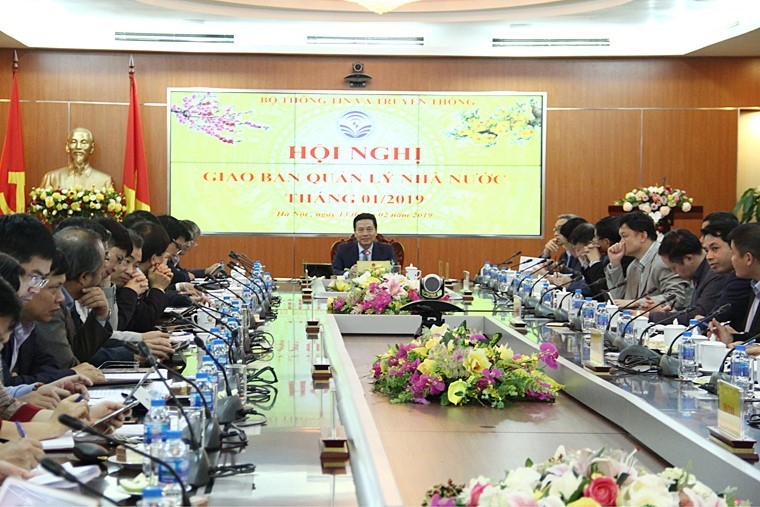 Bộ trưởng Nguyễn Mạnh Hùng phát biểu tại Hội nghị.