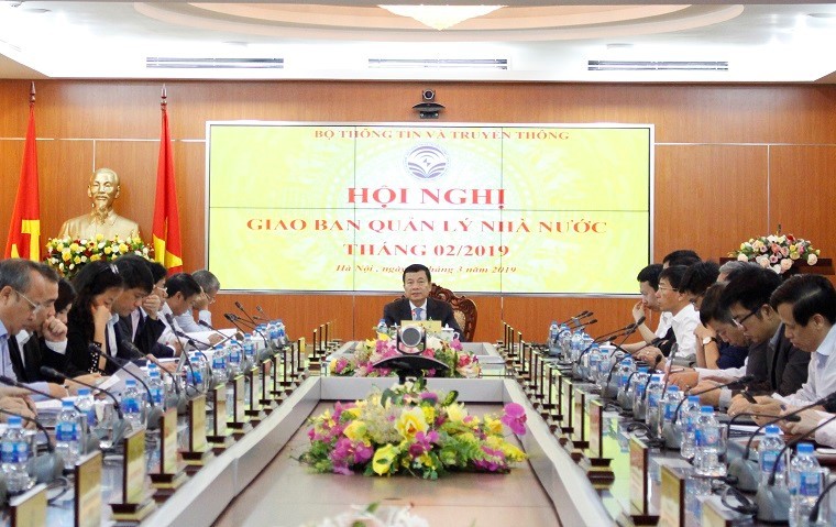Bộ trưởng Nguyễn Mạnh Hùng phát biểu chỉ đạo tại Hội nghị.