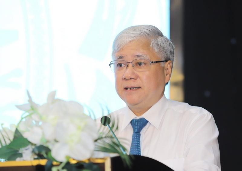 Bí thư TƯ Đảng, Chủ tịch Ủy ban Trung ương MTTQ Việt Nam phát biểu tại hội nghị