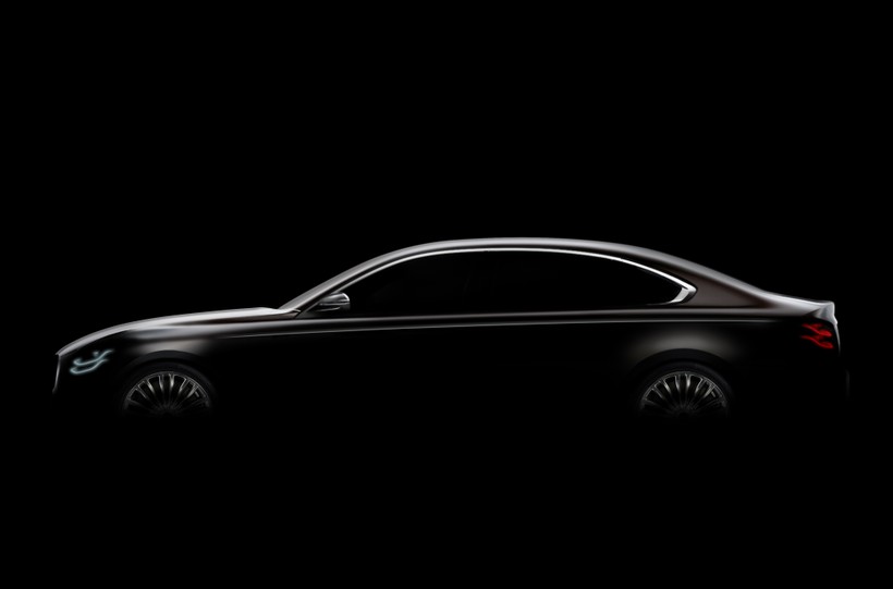 Hình ảnh tiết lộ về mẫu Kia K900 thế hệ mới vừa được hãng xe Hàn Quốc công bố (Ảnh: Kia)
