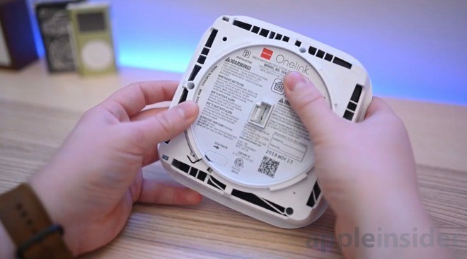 Mặt sau của thiết bị báo động khói và carbon monoxide OneLink First Alert ảnh 2 29013-46235-OneLink-alarm-back-l