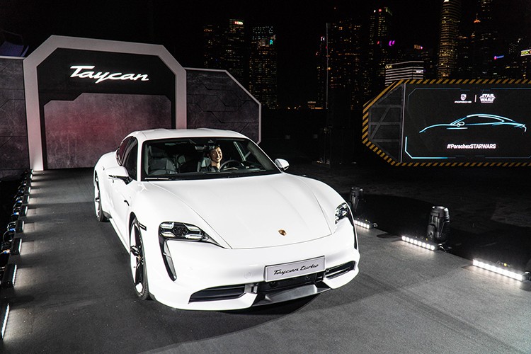 Porsche Taycan ra mắt thị trường Đông Nam Á tại Singapore. Ảnh Quang Anh.