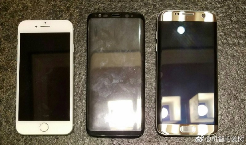 Galaxy S8 có kích thước nhỏ gọn hơn S7 Edge