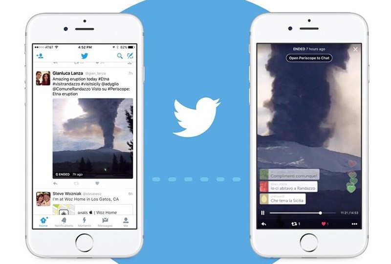 Twitter "bắt chước" Facebook mở tính năng phát video trực tiếp cho doanh nghiệp
