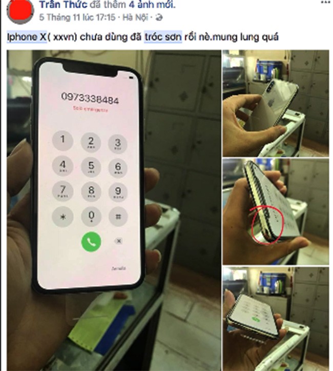 Một số iPhone X bị bong sơn, Apple tiết kiệm chi phí gia công? ảnh 4 Một số iPhone X bị bong sơn, Apple tiết kiệm chi phí gia công? ảnh 4
