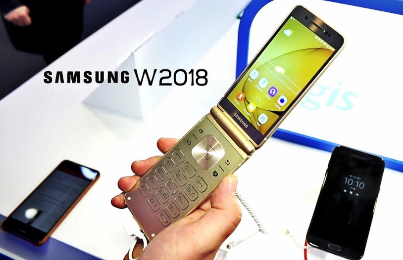 Điện thoại Samsung W2018 sẽ được công bố vào ngày 1/12 tới (ảnh: YouTube)