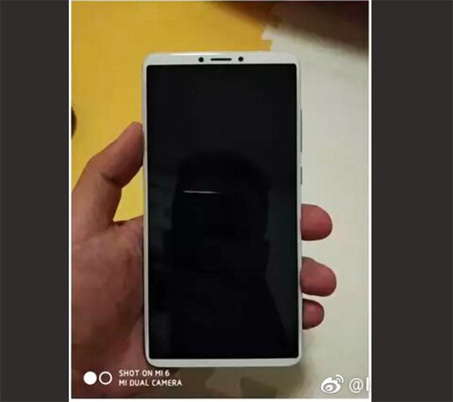 Hình ảnh Redmi Note 5 rò rỉ trên Weibo