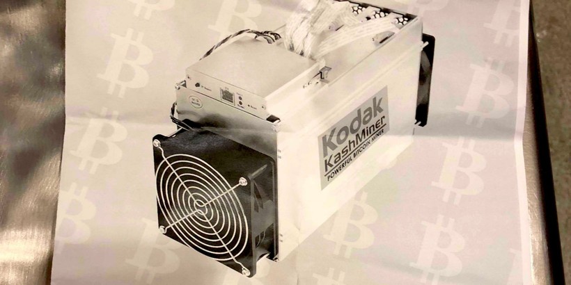 Máy đào tiền ảo Bitcoin của hãng Kodak (ảnh: Business Insider)
