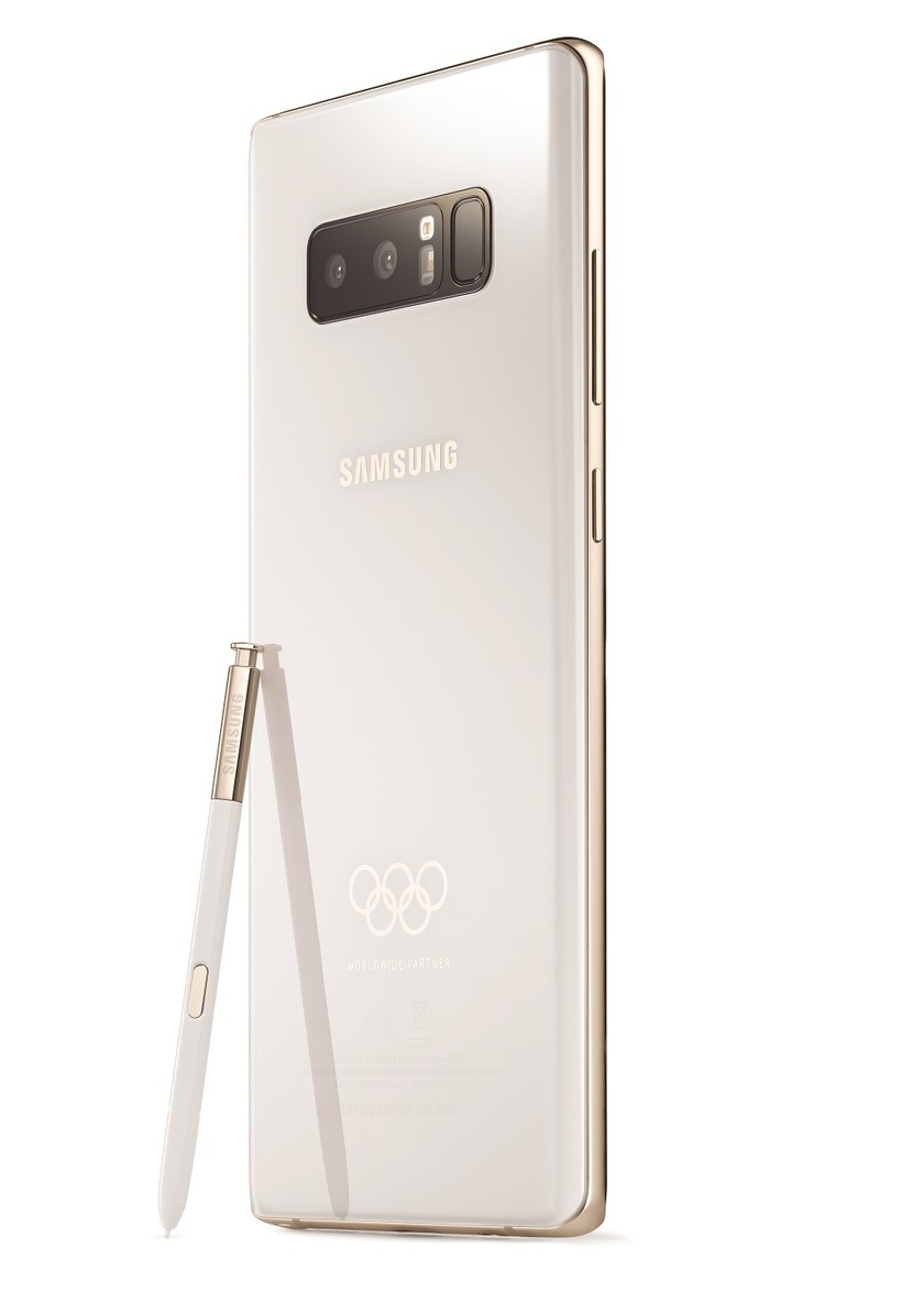 Samsung chào đón Olympic Mùa đông bằng phiên bản Galaxy Note 8 đặc biệt ảnh 2 Samsung chào đón Olympic Mùa đông bằng phiên bản Galaxy Note 8 đặc biệt ảnh 2