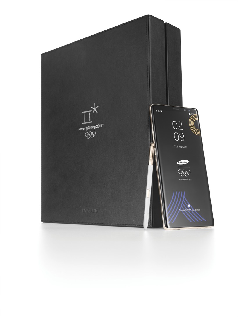 Samsung chào đón Olympic Mùa đông bằng phiên bản Galaxy Note 8 đặc biệt ảnh 3 Samsung chào đón Olympic Mùa đông bằng phiên bản Galaxy Note 8 đặc biệt ảnh 3