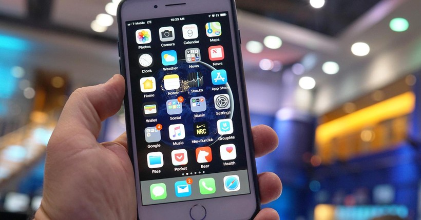 iOS 11 cho phép bạn sắp xếp nhanh các app (ảnh: CNBC)