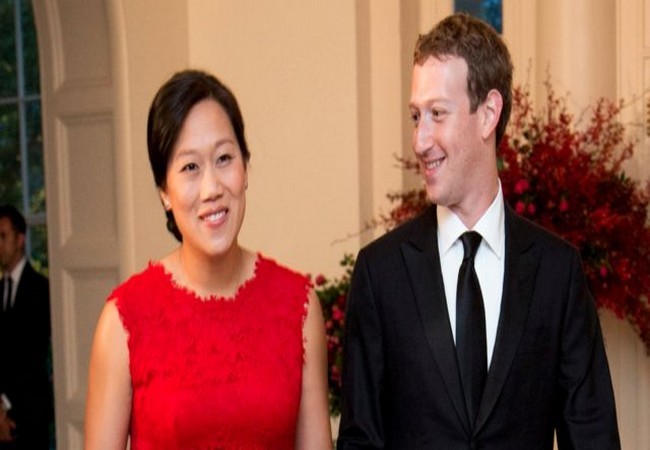 Vợ chồng CEO Mark Zuckerberg (ẢNh AP)