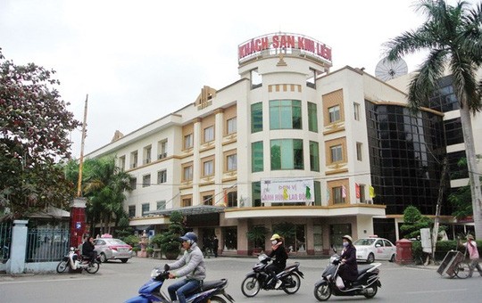 Khách sạn Kim Liên (số 5 -7 Đào Duy Anh, Hà Nội) bị thu hồi hạng 3 sao.