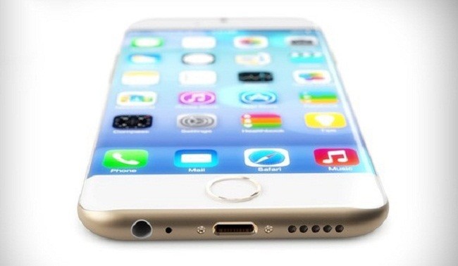 Mẫu thiết kế iPhone có mặt kính cong hai cạnh. Ảnh: Redmondpie.