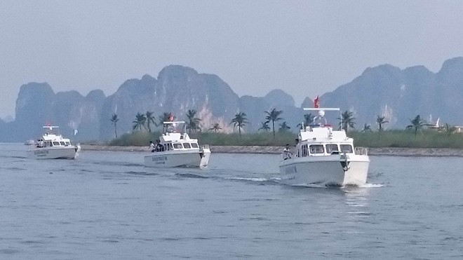 Xuồng tuần tra cao tốc MS-50S đóng mới theo công nghệ Việt Nam- (Ảnh: Công an nhân dân).