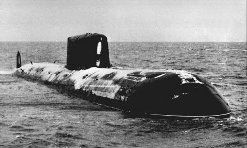 Tàu ngầm Komsomolets K-278 của hải quân Liên Xô. Ảnh: FAS