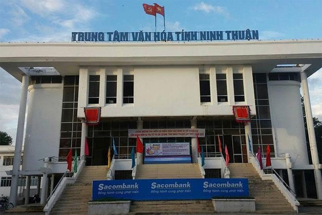 Trung tâm văn hoá tỉnh Ninh Thuận nơi Mường Thanh định thực hiện dự án tổ hợp khách sạn.