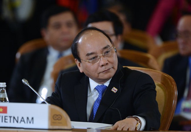 Thủ tướng Nguyễn Xuân Phúc tại hội nghị.