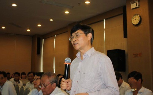 Luật sư Trương Thanh Đức tại hội thảo - Ảnh: CTV.