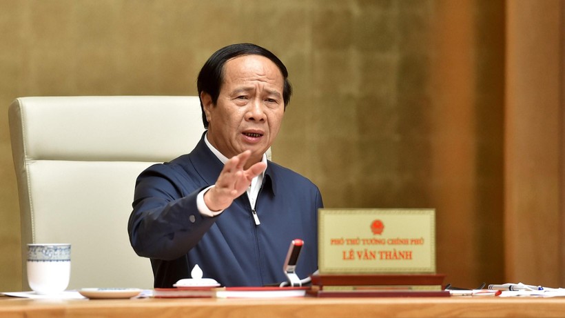 Phó Thủ tướng Lê Văn Thành: Phải quyết tâm hoàn thành 361 km cao tốc trục Bắc-Nam trong năm 2022 (Ảnh: VGP)