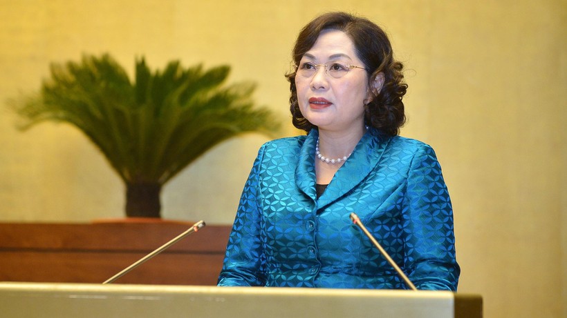 Thống đốc Ngân hàng Nhà nước Việt Nam Nguyễn Thị Hồng (Ảnh: Quochoi.vn)