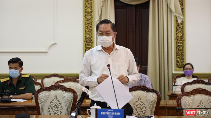 Ông Nguyễn Tấn Bỉnh - GĐ Sở Y tế TP.HCM (Ảnh: TTBC) 