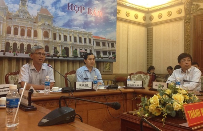 Đại diện Công an TP HCM vắng mặt trong cuộc họp báo mà nội dung chủ yếu xoay quanh vụ án quán cà phê Xin Chào. Ảnh: Hà Hương
