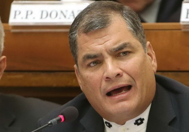 Tổng thống Ecuador Rafael Correa. (Nguồn: Getty)
