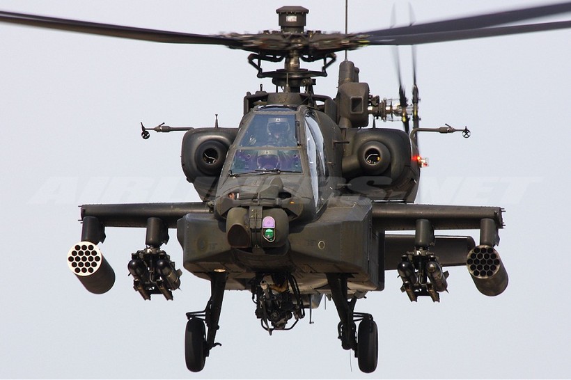  Máy bay trực thăng AH-64E Apache có nhiều thiết bị tân tiến nhất.