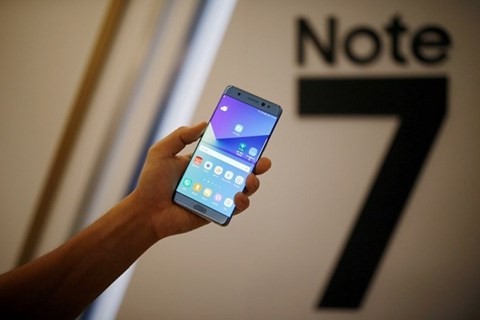 Samsung thông báo thu hồi Galaxy Note 7 hồi tuần trước