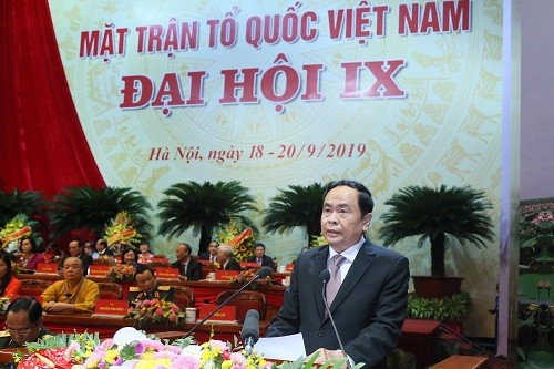 Ông Trần Thanh Mẫn tái đắc cử Chủ tịch Ủy ban Trung ương MTTQ Việt Nam khóa IX.