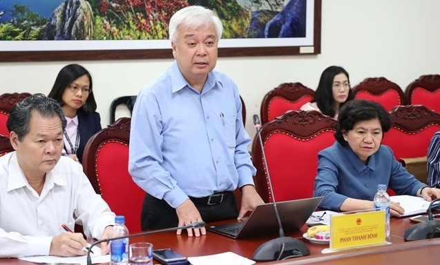 Chủ nhiệm Ủy ban Văn hóa, Giáo dục, Thanh niên, Thiếu niên và Nhi đồng Phan Thanh Bình. Ảnh: Quochoi.vn