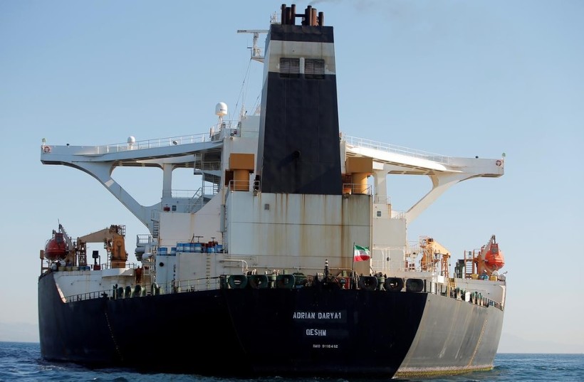 Tàu chở dầu Adrian Darya của Iran - tâm điểm xung đột giữa Mỹ và Iran trong những tuần gần đây (Ảnh: Reuters)