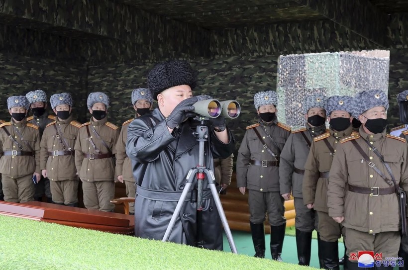 Chủ tịch Triều Tiên Kim Jong-un (Ảnh: KCNA)