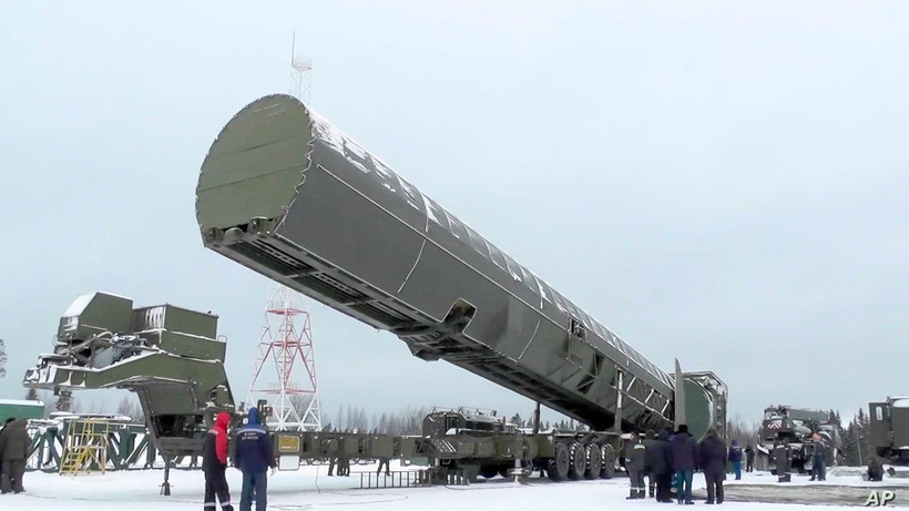 Hệ thống RS-28 Sarmat của Nga (Ảnh: National Interest)