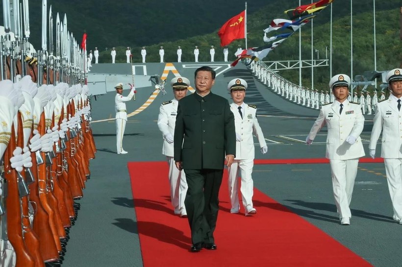 Chủ tịch Trung Quốc Tập Cận Bình là người đứng đầu Quân ủy Trung ương (Ảnh: SCMP)