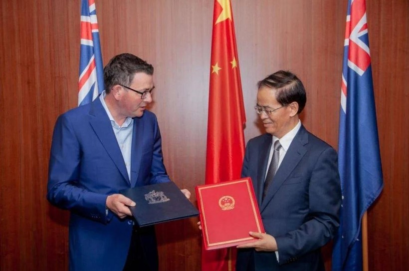 Australia đã hủy thỏa thuận Sáng kiến Vành đai và Con đường mà bang Victoria từng ký với Trung Quốc năm 2018 (Ảnh: Handout)