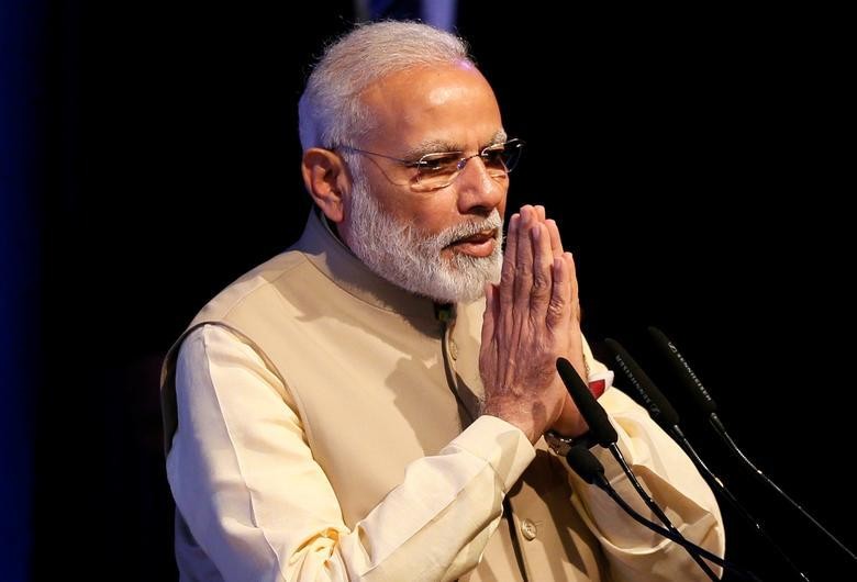 Thủ tướng Ấn Độ Narendra Modi trong một sự kiện ở Sri Lanka hồi tháng 5/2017. Ảnh: Reuters.