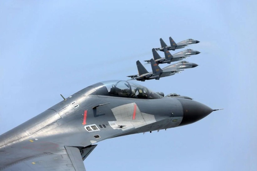 Đài Loan cho hay Trung Quốc đã điều 39 máy bay quân sự vào vùng nhận dạng phòng không của họ (Ảnh: SCMP)