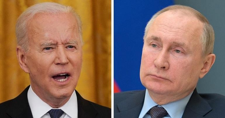 Tổng thống Mỹ Joe Biden và người đồng cấp Nga Vladimir Putin (Ảnh: Reuters).