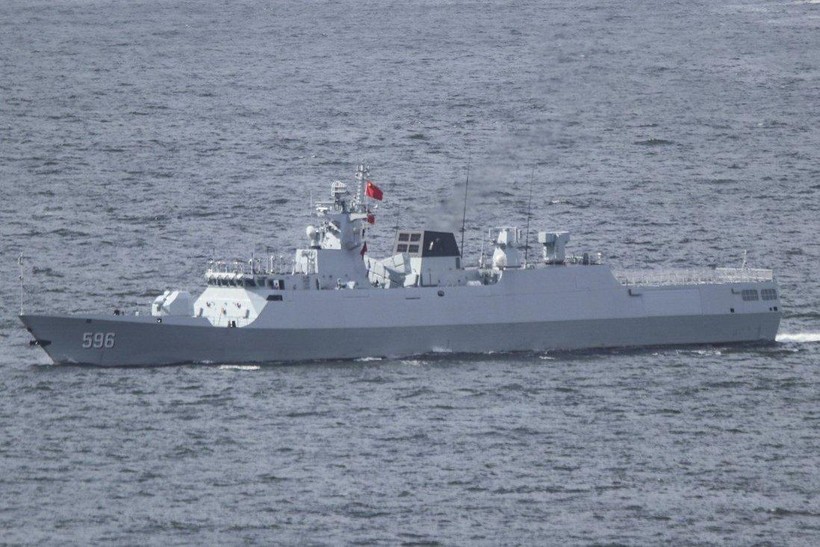Trung Quốc được cho là đã chuyển đổi tàu Type 056 thành tàu hải cảnh (Ảnh: SCMP)