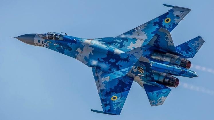 Chiến đấu cơ Su-27 của Không quân Ukraine (Ảnh: Military Watch)