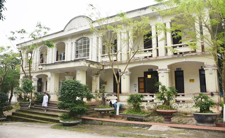 Trung tâm Y tế huyện Tam Dương, tỉnh Vĩnh Phúc. Ảnh: Xuân Hùng 