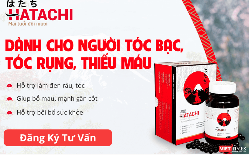 Sản phẩm thực phẩm bảo vệ sức khỏe Hatachi đang được quảng cáo trên trang hatachivn.com. Ảnh: hatachivn.com