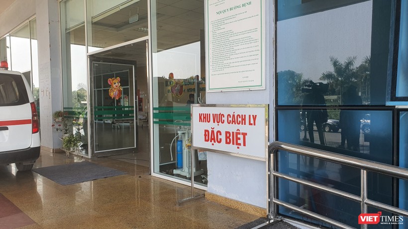 Khu vực cách ly đặc biệt tại Bệnh viện Bệnh Nhiệt đới cơ sở 2. Ảnh: Minh Thúy 