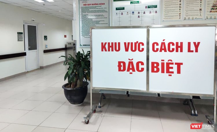 Khu vực cách ly đặc biệt tại Bệnh viện Bệnh Nhiệt đới Trung ương cơ sở 2 (Đông Anh, Hà Nội). Ảnh: Minh Thúy